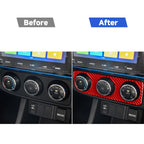 Carbon Fiber Car Air Conditioner Switch Panel B Decorative Sticker for Toyota Corolla 2014-2018,Right Drive, Air Conditioner Switch Panel B,Right Drive
