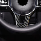 Carbon Fiber Car Steering Wheel U-shaped Decorative Sticker for Mercedes-Benz B-Class 2019 / GLB 2020,Left and Right Drive Universal, Steering Wheel U-shaped