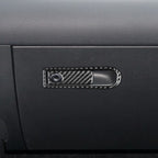 2 PCS / Set Carbon Fiber Car Glove Box Switch Decorative Sticker for Mercedes-Benz B-Class 2019 / GLB 2020,Left and Right Drive Universal, Glove Box Switch