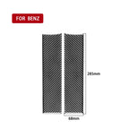 2 PCS / Set Carbon Fiber Car Armrest Box Panel Decorative Sticker for Mercedes-Benz B-Class 2019 / GLB 2020,Left and Right Drive Universal, Armrest Box Panel