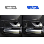 4 PCS / Set Carbon Fiber Car Inner Door Handle Frame Decorative Sticker for Mercedes-Benz B-Class 2019 / GLB 2020,Left and Right Drive Universal, Inner Door Handle Frame