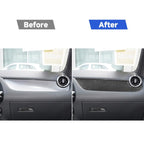 Carbon Fiber Car Co-pilot Control Panel Decorative Sticker for Mercedes-Benz B-Class 2019 / GLB 2020,Left Drive, Co-pilot Control Panel,Left Drive