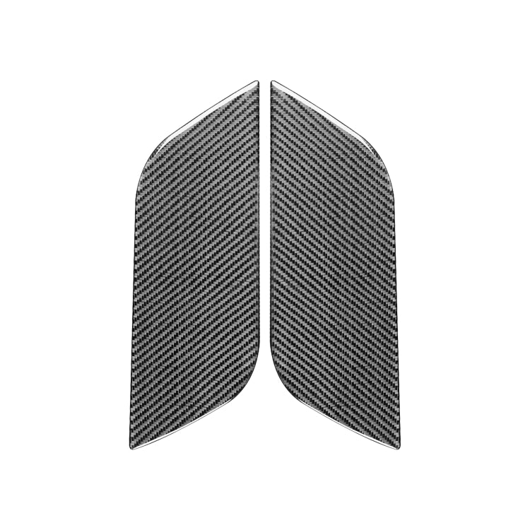 2 PCS / Set Carbon Fiber Car A Front Door Panel Decorative Sticker for Mercedes-Benz B-Class 2019,Left and Right Drive Universal, A Front Door Panel