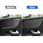 2 PCS / Set Carbon Fiber Car A Front Door Panel Decorative Sticker for Mercedes-Benz B-Class 2019,Left and Right Drive Universal, A Front Door Panel