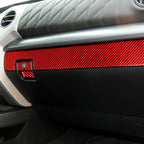 3 PCS / Set Carbon Fiber Car Co-pilot Glove Box Decorative Sticker for Toyota Tundra 2014-2018,Left Drive, Co-pilot Glove Box,Left Drive