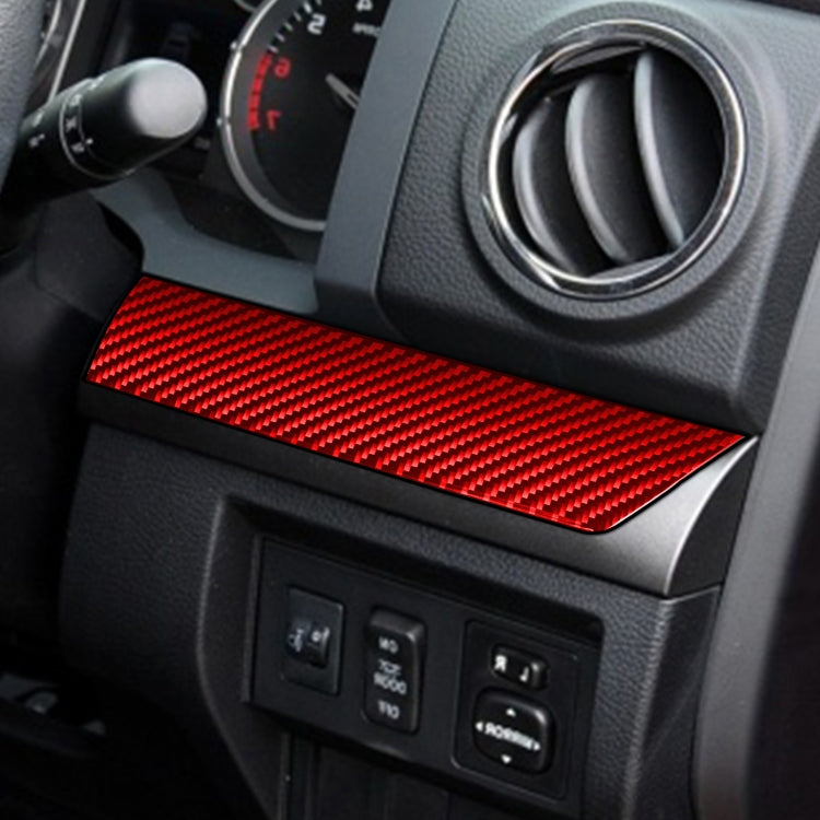 3 PCS / Set Carbon Fiber Car Center Console Strip Decorative Sticker for Toyota Tundra 2014-2018,Right Drive, Center Console Strip,Right Drive