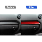 3 PCS / Set Carbon Fiber Car Center Console Strip Decorative Sticker for Toyota Tundra 2014-2018,Right Drive, Center Console Strip,Right Drive