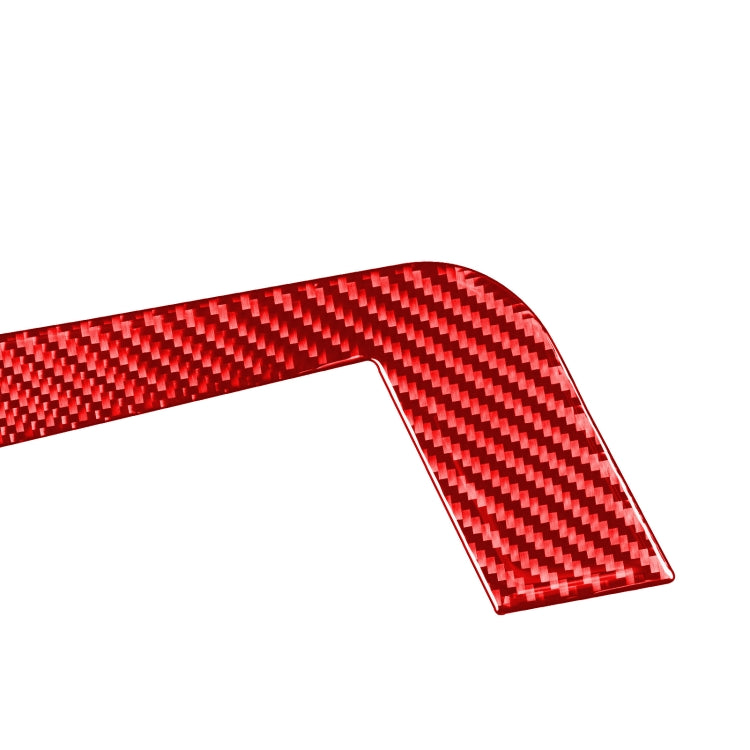 2 PCS / Set Carbon Fiber Car Central Control Gear Side Trim Decorative Sticker for Toyota Tundra 2014-2018,Left and Right Drive Universal, Central Control Gear Side Trim