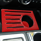 2 PCS / Set Carbon Fiber Car Central Control Storage Box Slot Mat Decorative Sticker for Toyota Tundra 2014-2018,Left and Right Drive Universal, Central Control Storage Box Slot Mat