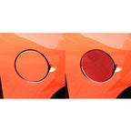Carbon Fiber Car Fuel Tank Cap Decorative Sticker for Toyota Tundra 2014-2018,Left and Right Drive Universal, Fuel Tank Cap