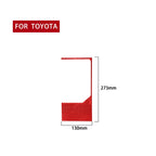 Carbon Fiber Car Gear Outer Frame Decorative Sticker for Toyota Tundra 2014-2018,Left and Right Drive Universal, Gear Outer Frame