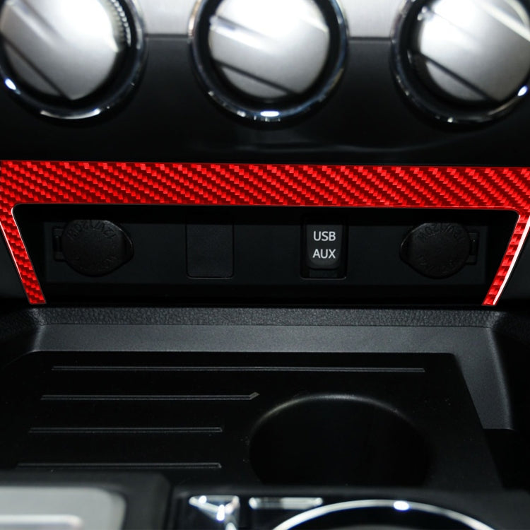 Carbon Fiber Car Central Control Air Conditioner Switch Panel Decorative Sticker for Toyota Tundra 2014-2018,Left and Right Drive Universal, Central Control Air Conditioner Switch Panel
