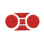 Carbon Fiber Car Central Control Cup Holder Panel Decorative Sticker for Toyota Tundra 2014-2018,Left and Right Drive Universal, Central Control Cup Holder Panel