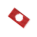 Carbon Fiber Car Rear Cigarette Lighter Switch Decorative Sticker for Toyota Tundra 2014-2018,Left and Right Drive Universal, Rear Cigarette Lighter Switch