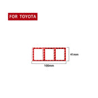 Carbon Fiber Car Mode Switch Decorative Sticker for Toyota Tundra 2014-2018,Left and Right Drive Universal, Mode Switch