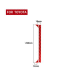 3 PCS / Set Carbon Fiber Car Central Control Cup Holder Decorative Sticker for Toyota Tundra 2014-2018,Right Drive, Central Control Cup Holder,Right Drive