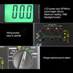 DUOYI DY5500 Car 4 in 1 Digital Multifunction Resistance Tester Insulation Earth Multimeter, DY5500