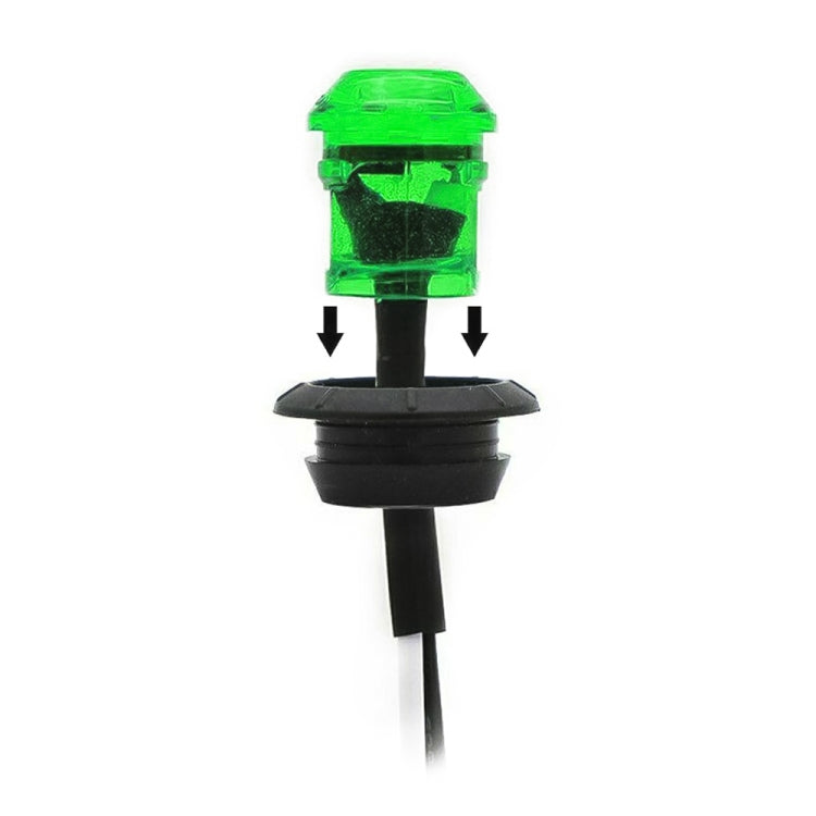 10 PCS MK-009 3/4 inch Car / Truck 3LEDs Side Marker Indicator Lights Bulb Lamp, MK-009(Red Light), MK-009(Green Light), MK-009(White Light), MK-009(Yellow Light), MK-009(Blue Light)