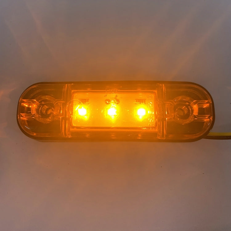 5 PCS MK-327 Car / Truck 3LEDs Side Marker Indicator Light Tail Light, MK-327(Yellow Light), MK-327(Red Light), MK-327(White Light)