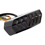 2 PCS KC670 Motorcycle Integrated Flashing Turn Signal Brake Tail Light for Honda MSX125 CBR650F CTX700, KC670