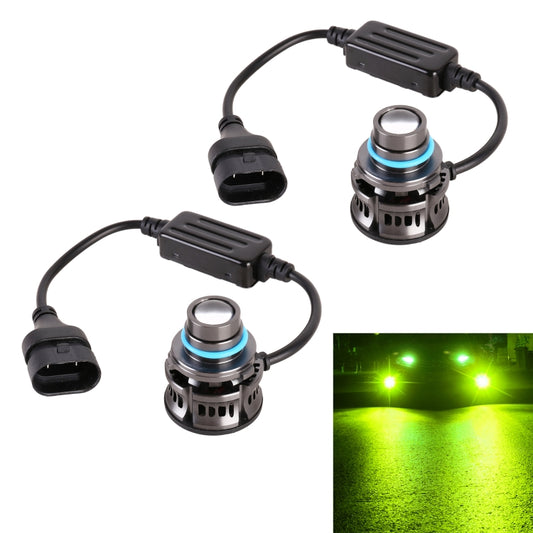 1 Pair 9005 27W / DC12V Car Aluminum Alloy LED Headlight, 9005 (Lime Green), 9005 (White Light), 9005 (Blue Light), 9005 (Gold Light)