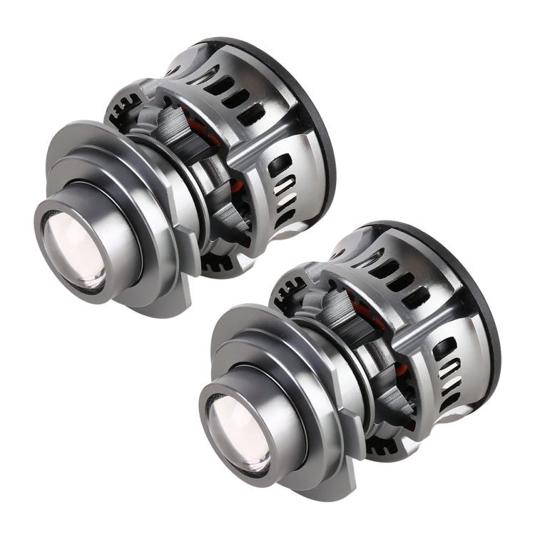 1 Pair H7 27W / DC12V Car Aluminum Alloy LED Headlight, H7 (Gold Light), H7 (Lime Green), H7 (White Light), H7 (Blue Light)