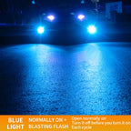 1 Pair 9005 27W / DC12V Car Aluminum Alloy Flashing LED Headlight, 9005 Flashing (Blue Light), 9005 Flashing (Gold Light), 9005 Flashing (Lime Green), 9005 Flashing (White Light)