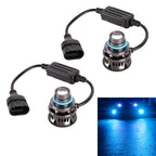 1 Pair 9006 27W / DC12V Car Aluminum Alloy Flashing LED Headlight, 9006 Flashing (Blue Light), 9006 Flashing (Gold Light), 9006 Flashing (Lime Green), 9006 Flashing (White Light)
