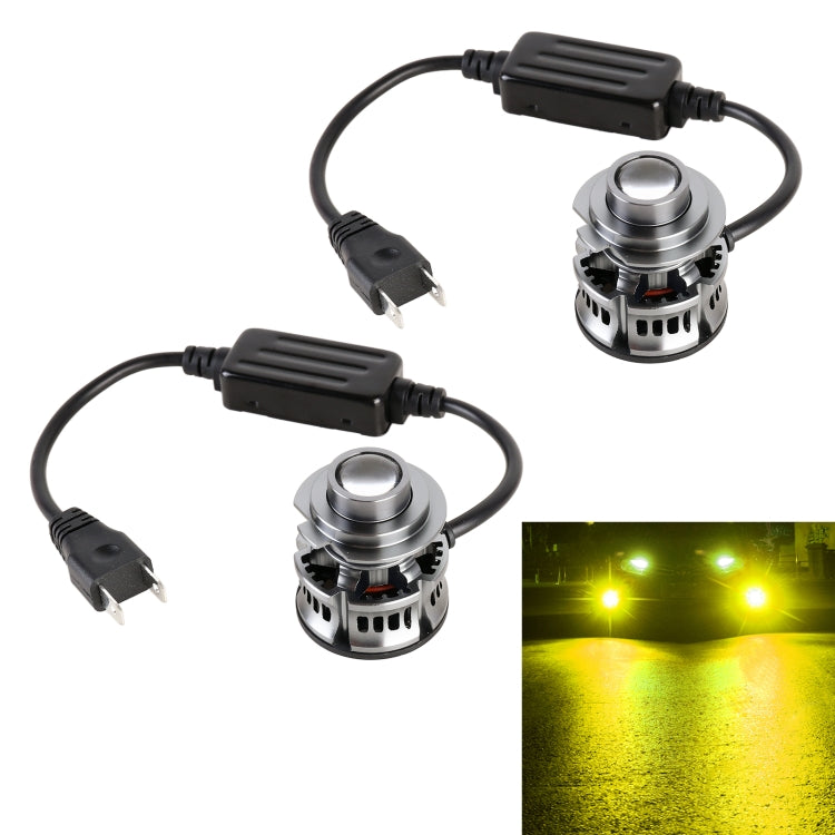 1 Pair H7 27W / DC12V Car Aluminum Alloy Flashing LED Headlight, H7 Flashing (Gold Light), H7 Flashing (Lime Green), H7 Flashing (White Light), H7 Flashing (Blue Light)