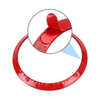 Car Steering Wheel Decorative Ring Cover for Mercedes-Benz,Inner Diameter: 5.6cm, 5.6cm (Blue), 5.6cm (Red), 5.6cm (Silver)