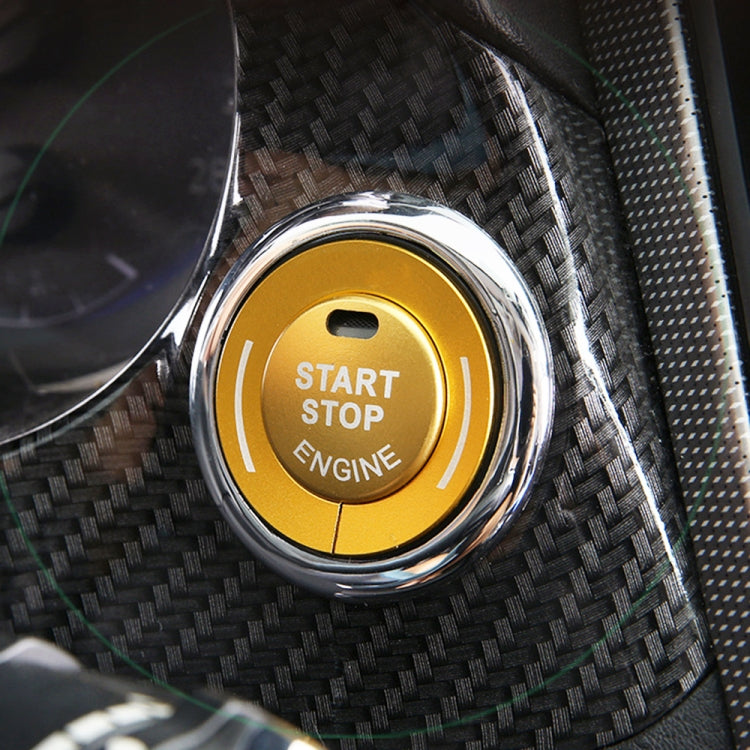 Car Engine Start Key Push Button Ring Trim Sticker for Infiniti, For Infiniti