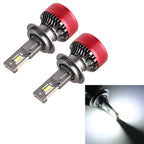 1 Pair H7 DC12V 65W 6000K 6500LM LED Car Headlights, H7