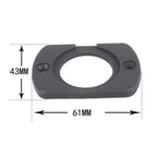 5 PCS 1 Hole Car Modified USB Charging Voltmeter Cigarette Lighter Panel, 1 Hole