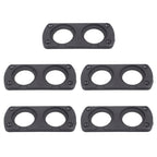 5 PCS 2-Hole Car Modified USB Charging Voltmeter Cigarette Lighter Panel, 2-Hole