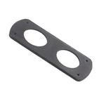 5 PCS 2-Hole Car Modified USB Charging Voltmeter Cigarette Lighter Panel, 2-Hole