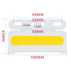 10 PCS ZS-7009 DC24V Waterproof Car / Truck Side Marker Indicator Lights Bulb Lamp