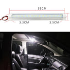 2 PCS ZS-3333 Side Switch Type 12-80V High Bright 108LEDs Car Dome Light Cabin Light Bar, ZS-3333 Side Switch Type