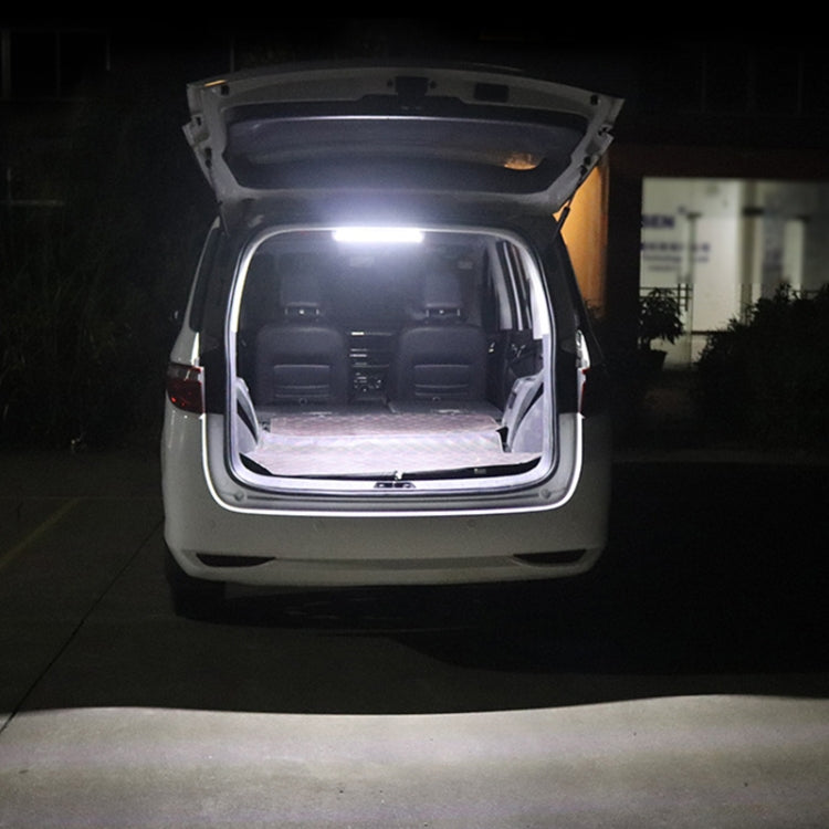 2 PCS ZS-3333 Side Switch Type 12-80V High Bright 108LEDs Car Dome Light Cabin Light Bar, ZS-3333 Side Switch Type