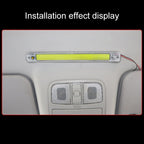 2 PCS ZS-3348 DC12-24V High Bright 84 COB Lamp Beads Car Dome Light Cabin Light Bar, ZS-3348