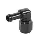 Car 90 Degree Quick Connect Female AN6-3/8 Swivel Barb Fitting Adapter, AN6-3/8