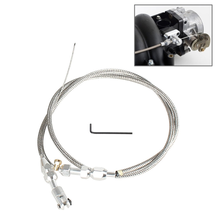 36 inch Braided Throttle Cable for Chevrolet LS1 Engine 4.8L 5.3L 5.7L 6.0L 1997-2007, For Chevrolet LS1 Engine