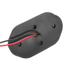 2 PCS MK-257 Car Van Bus Trailer LED Taillight Side Light 12-30V 6LEDs License Plate Light, MK-257 (Black), MK-257 (Silver)