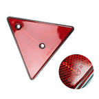 5 PCS MK-292 Trucks Trailers RV IP67 Waterproof Triangular Red Reflector, Triangular Red Reflector