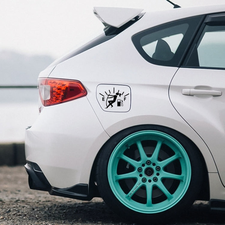 Female Pull Fuel Tank Pointer To Full Hellaflush Reflective Vinyl Car Sticker, Female (Colour), Female (White), Female (Black)