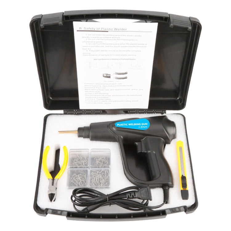 70W Hot Stapler Plastic Welding Machine Car Bumper Repair Kit Plier, EU Plug, EU Plug
