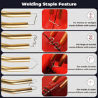 70W Hot Stapler Plastic Welding Machine Car Bumper Repair Kit Plier, UK Plug, UK Plug