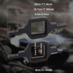 Y-007A Off-road Vehicle Universal Reversing Light Mounting Bracket Tow Hook, Y-007A