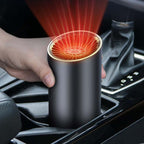Car High-Power Cylinder Heater 12V Defogging Defroster with Holder, with Holder