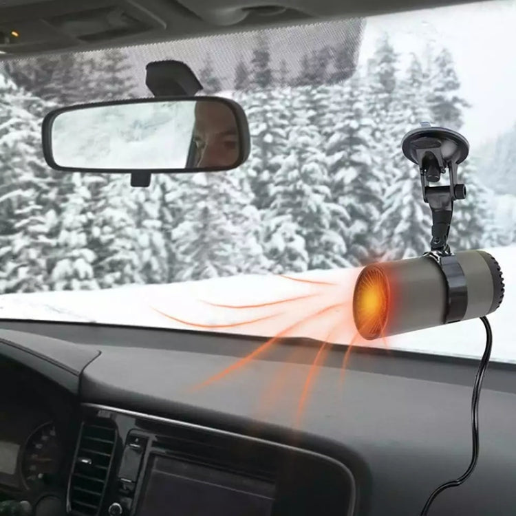 Car High-Power Cylinder Heater 12V Defogging Defroster with Holder, with Holder