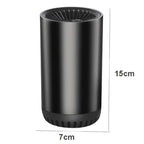 Car High-Power Cylinder Heater 12V Defogging Defroster with Purification and Holder, with Purification and Holder